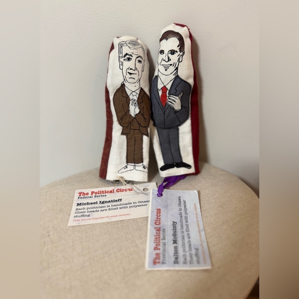 POLITICAL SERVICE Plush Finger Puppet Dolls (set of 3)